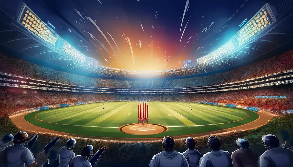 Cricket stadium under lights at dusk for the Sky247 Exchange vs Skyexchange comparison